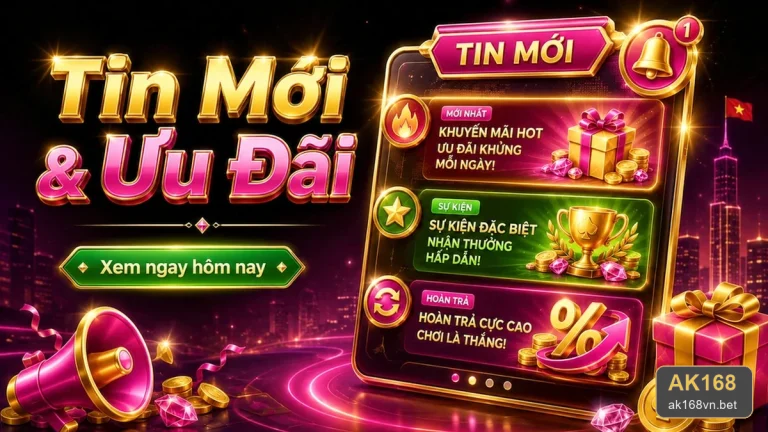 Khuyến Mãi AK168: Tin Mới, Ưu Đãi Và Góc Kiểm Tra Trò Chơi Hợp Lệ Cùng Trường Hợp Loại Trừ – ak168vn.bet