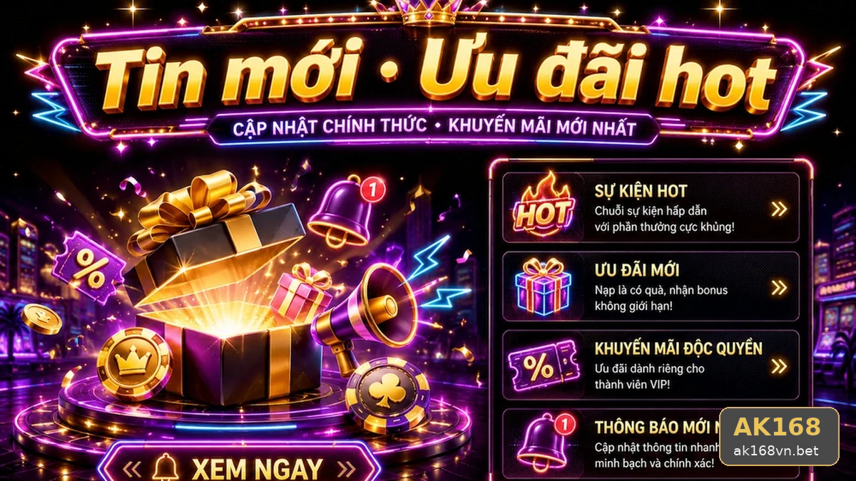 Đọc Chi Tiết Giao Diện Khuyến Mãi AK168 Tại ak168vn.bet: Kiểm Tra Trò Chơi Hợp Lệ Và Các Trường Hợp Bị Loại Trừ Qua Góc Kiểm Chứng Theo Tên Miền
