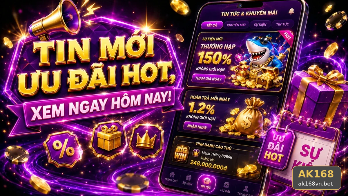 Cập Nhật Tin Mới Và Ưu Đãi Tại ak168vn.bet: Lập Kế Hoạch Nghỉ Giải Lao Và Sử Dụng Công Cụ Tự Giới Hạn
